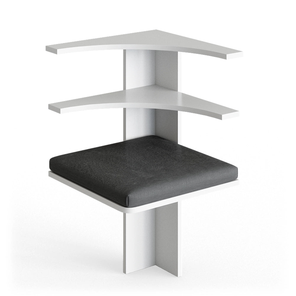 Vicco Panca ad angolo Bianco 43.5 x 43.5 cm