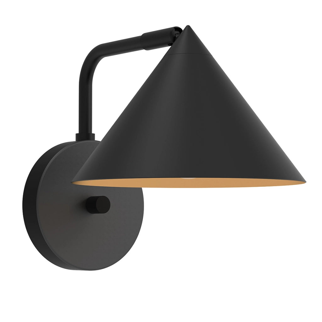 Applique loft nera metallo REMYCK Alora Mood E27 60W