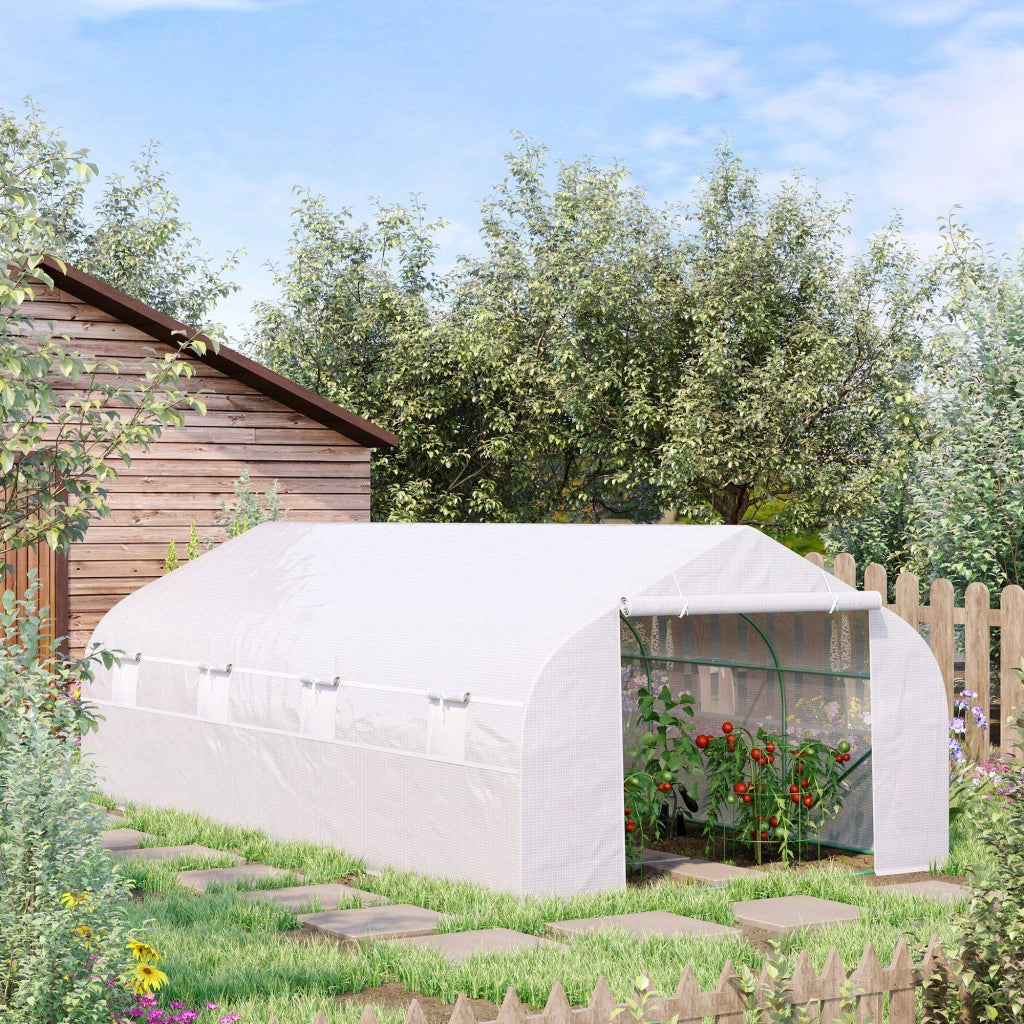 Casetta da Giardino ¨C Minimal ¨C Bianco 6x3x2 m