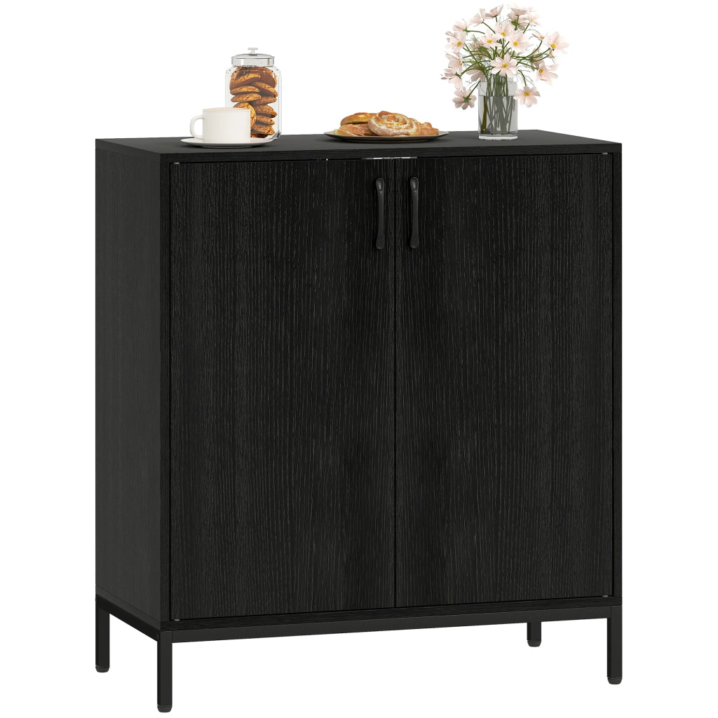 Cassettiera Moderna ¨C Minimal ¨C Nero 80x40x90 cm