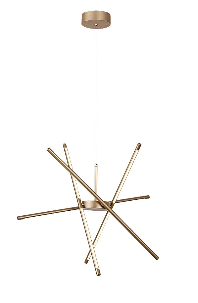 Lampada sospensione Rabalux Henli2 LED 40W oro 3000K