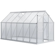 Serra da Giardino in Policarbonato ¨C Minimal ¨C Argento e Trasparente 190x375x199 cm