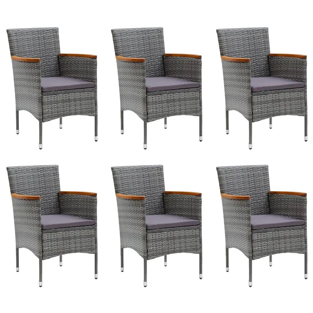 Set da Pranzo da Giardino 11 pz Grigio 3067876