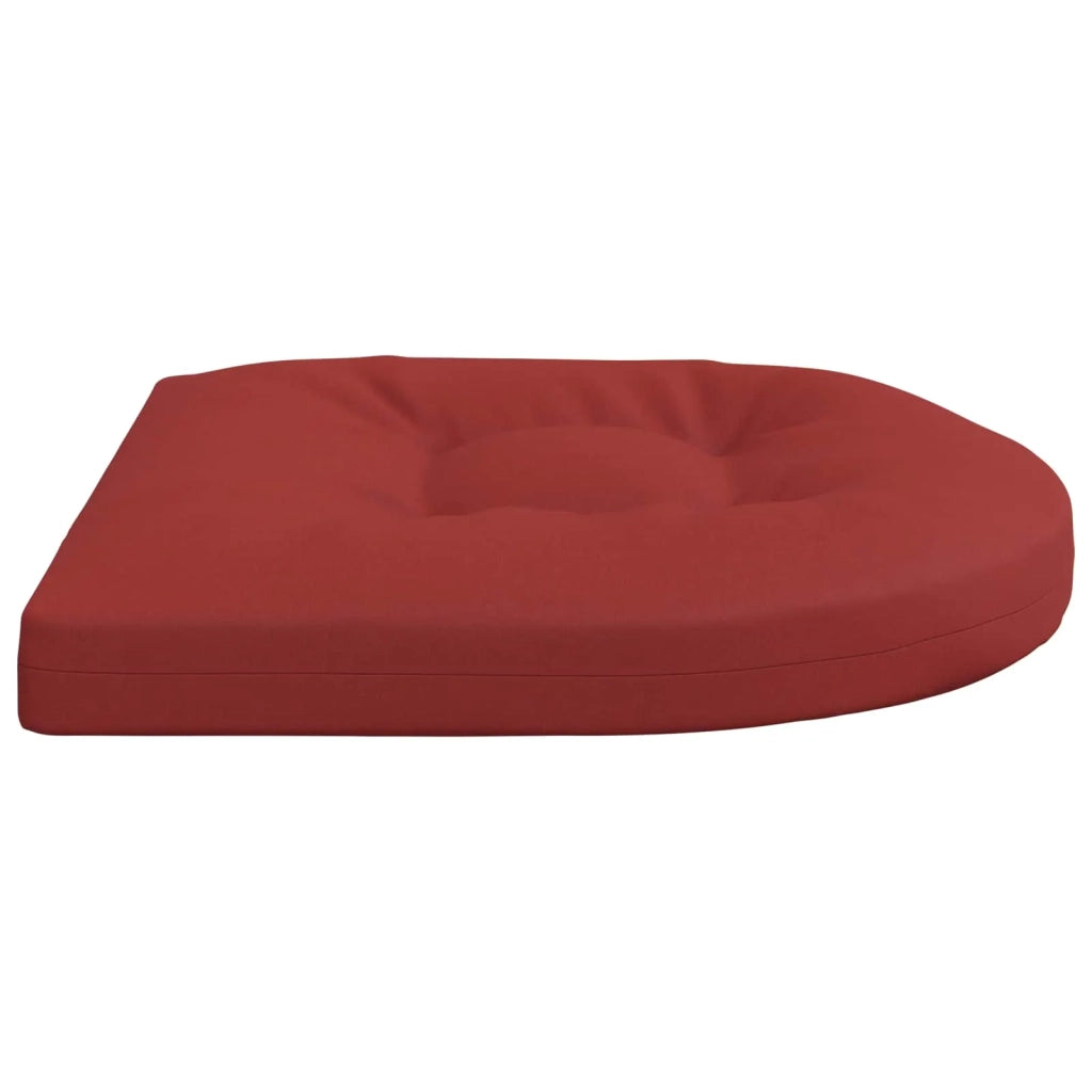 Cuscini per Sedia in 4 Pezzi 4 pz 100% Poliestere Rosso 945289