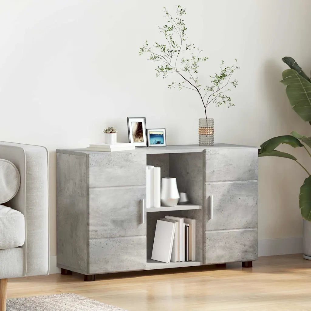 Credenza con porta FLORIN Grigio cemento 88,5 x 30,5 x 55,5 cm 880294