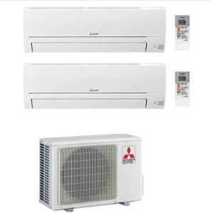 Climatizzatore dualsplit inverter r32 a++ mitsubishi electric *** potenza 9000+9000 btu/h, confezione 1