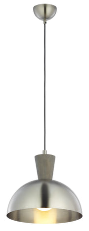 Lampada a sospensione loft nichel 1xE27 VITO Jupiter