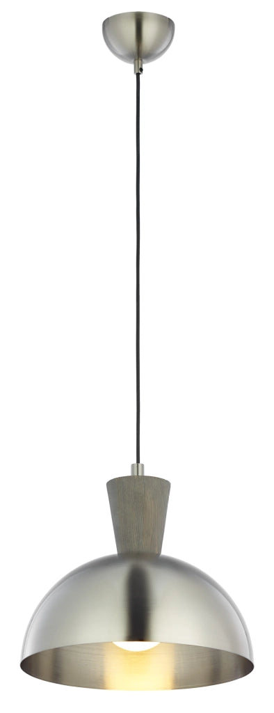 Lampada a sospensione loft nichel 1xE27 VITO Jupiter