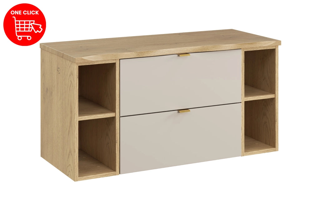 Set mobili bagno 100 cm con piano Dalia Cashmere 100 cm