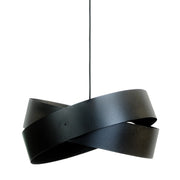 Lampada a sospensione nera metallo Tornado 3xE27 Zuma