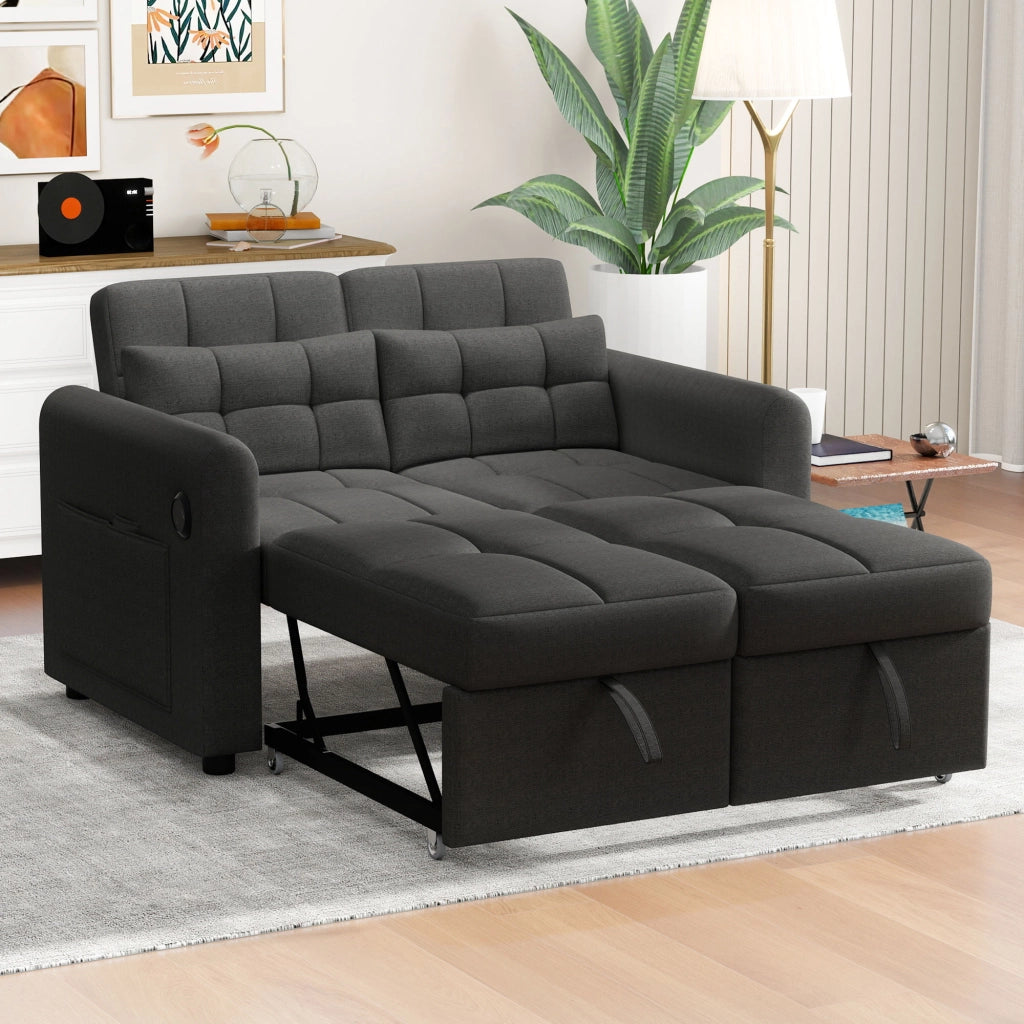 Divano letto moderno - Zephmum- 3 in 1 schienale regolabile USB
