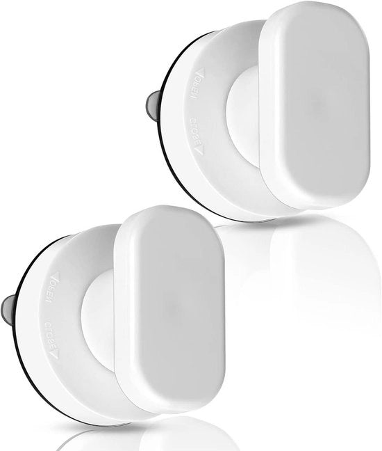 Cerniera porta con guanto di presa - autofissante - 2 pezzi - ABS plastica