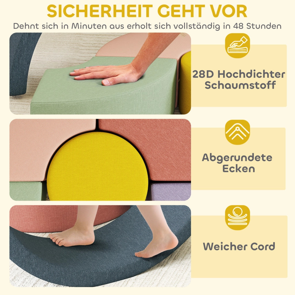 Set Blocchi di Schiuma per Bambini ¨C Minimal ¨C Multicolore