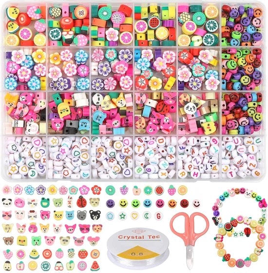 Kit per creare bracciali - gioielli da fare 750 pezzi