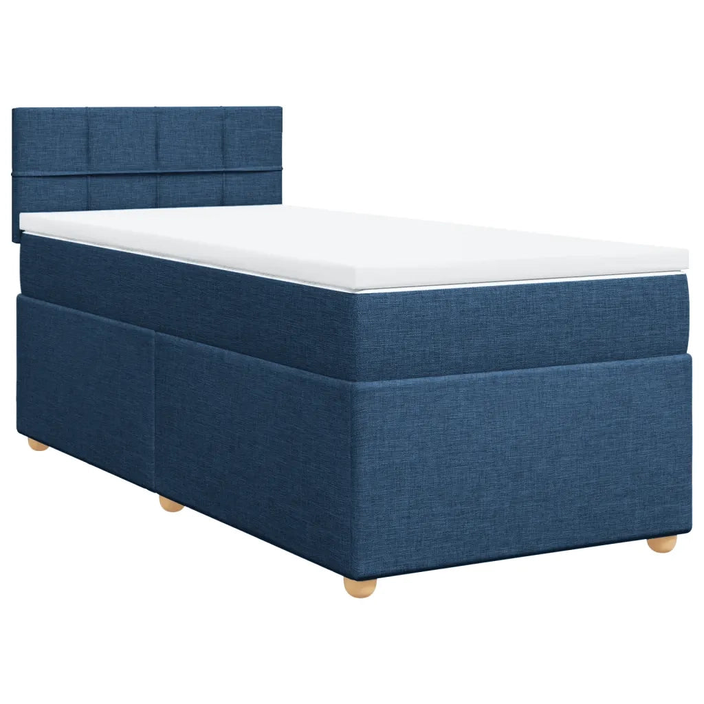 Giroletto a Molle con Materasso Blu 90x200 cm inTessuto 3286569