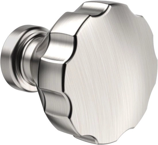 Pomelli in satin nickel - 10 pezzi - stile inconfondibile