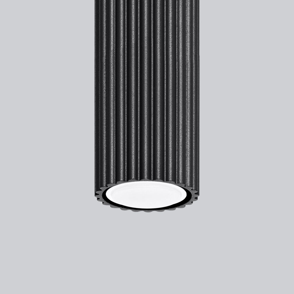 Lampada da soffitto KARBON 20 nero