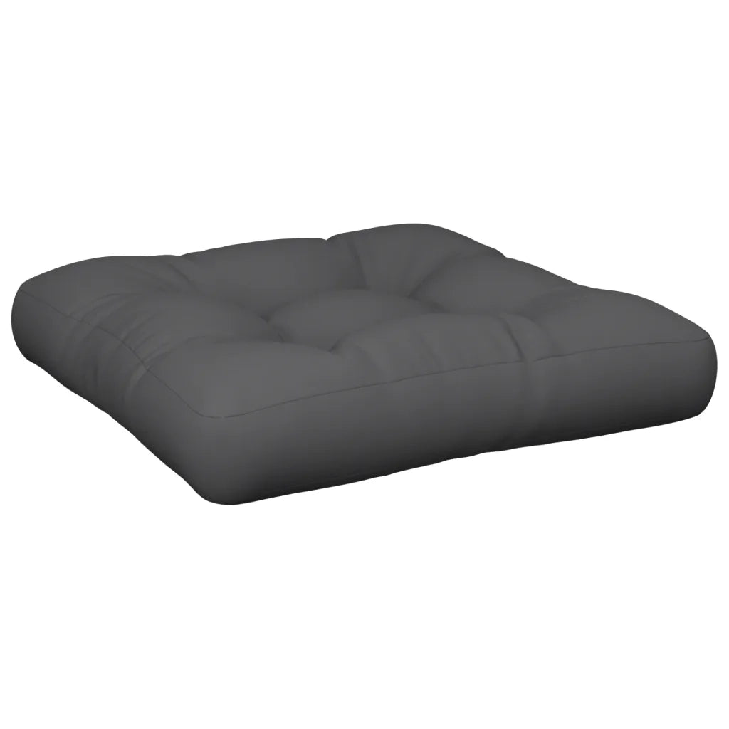 Cuscino per Pallet Antracite 60x61,5x10 cm in Tessuto 360878