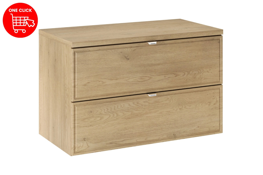 Set mobili bagno 80 cm con piano Terra Cremona 80 cm