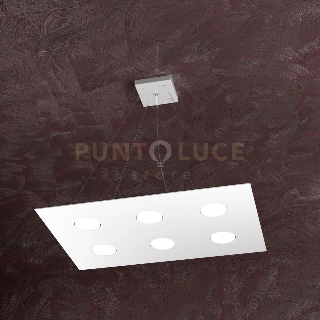 AREA SOSPENSIONE 6 LUCI BIANCO 1127-S6 R-BI