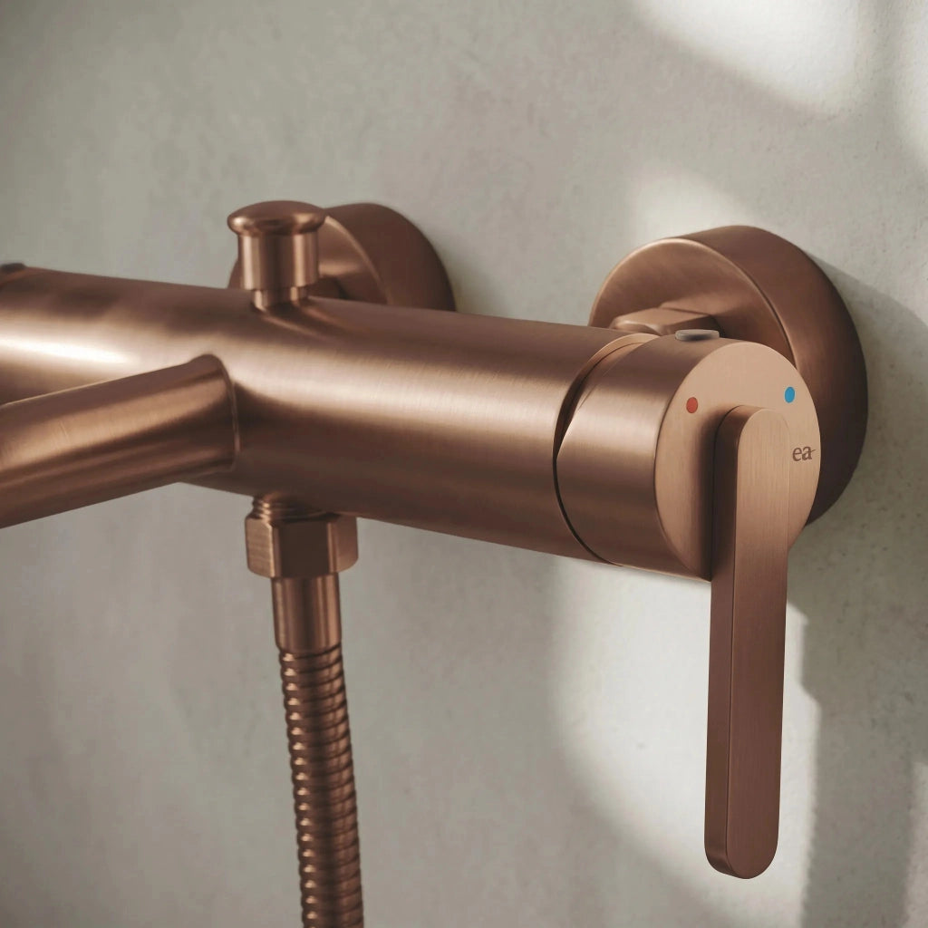 Rubinetto Da Vasca Rea Ontario Side Brush Copper