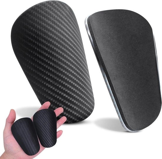 Scheenbeschermatori per Calcio per Uomini, Donne e Bambini - Ergonomici e Compatti - Mini 10x6.3 cm