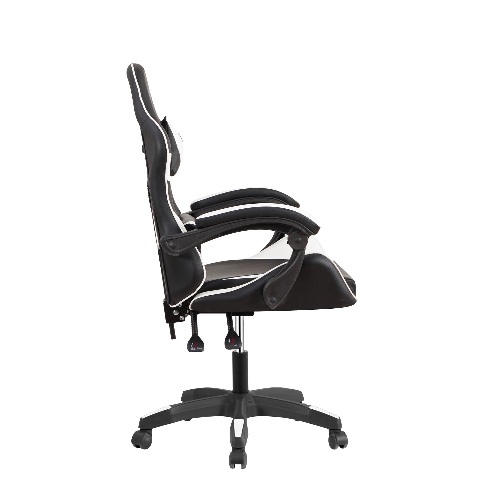 Poltrona Racing Alfa Nera/Bianca Similp