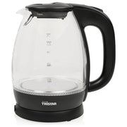 Tristar WK-3405 Bollitore Elettrico in Vetro 1,7 L 2200 W Base 360° Protezione Surriscaldamento colore Nero Trasparente