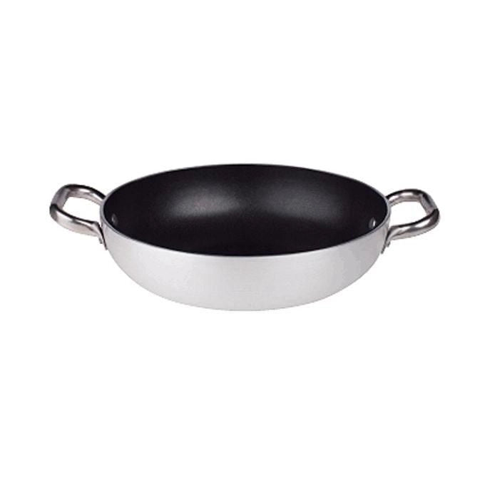 Baldassare Agnelli FAMA10SEL32 Select Family Tegame 2 Manici Alluminio Antiaderente Teflon 32 cm 3 L colore Argento
