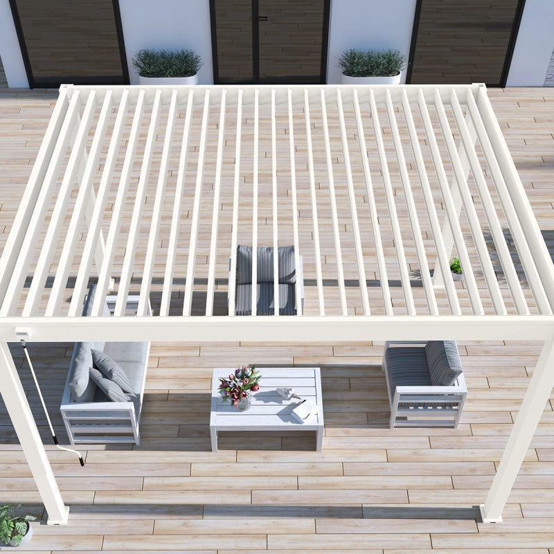 Pergola bioclimatica OmbrÃ©aÂ® VS 3x4M - Bianco
