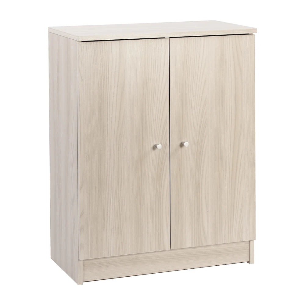 Armadietto mobile 2 ante 62x34x80H cm in kit di montaggio colore Olmo chiaro