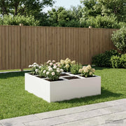 Vaso da giardino Bianco 100 x 100 x 40 cm 8005751