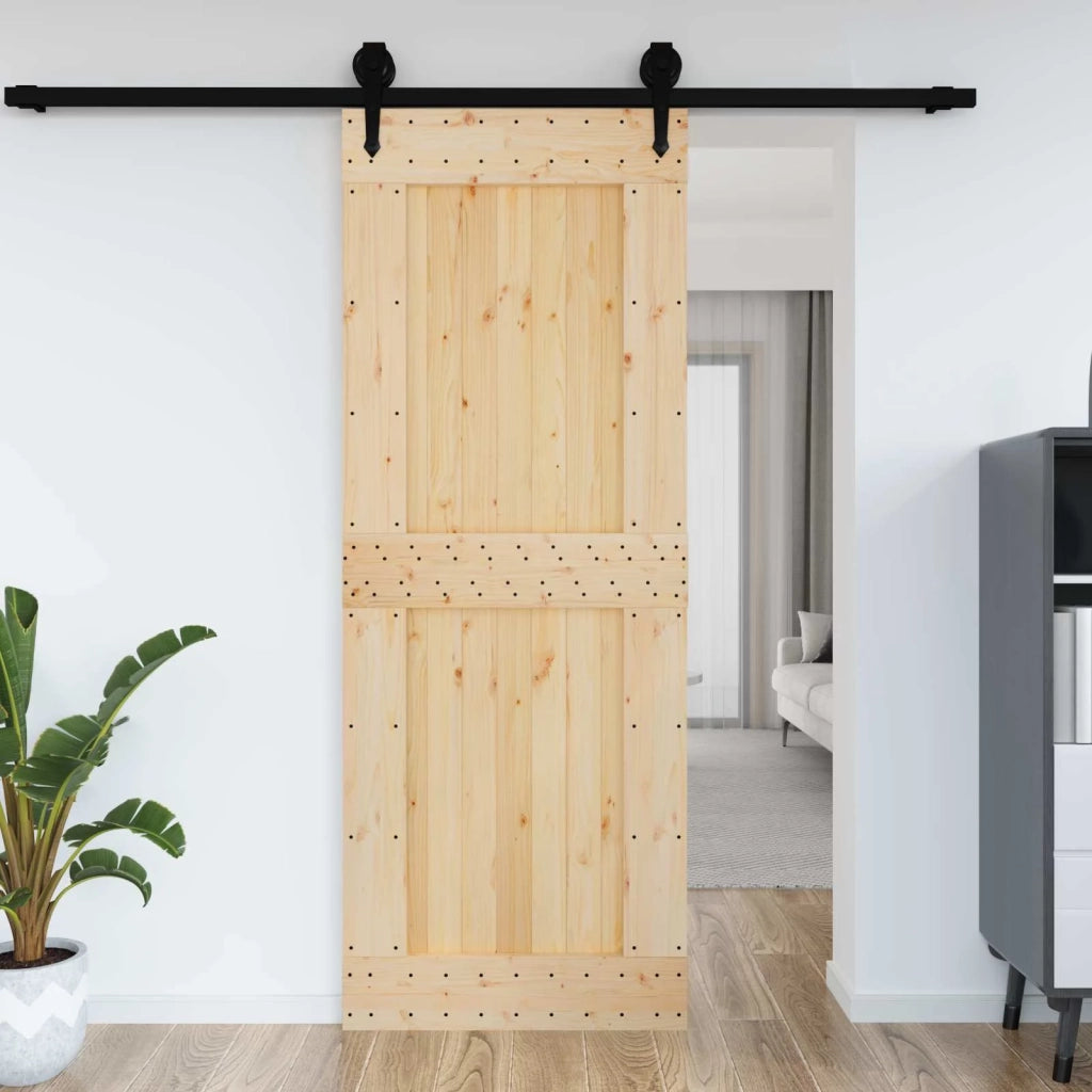 Porta NARVIK Naturale 85 x 210 cm Legno di pino solido 42047090