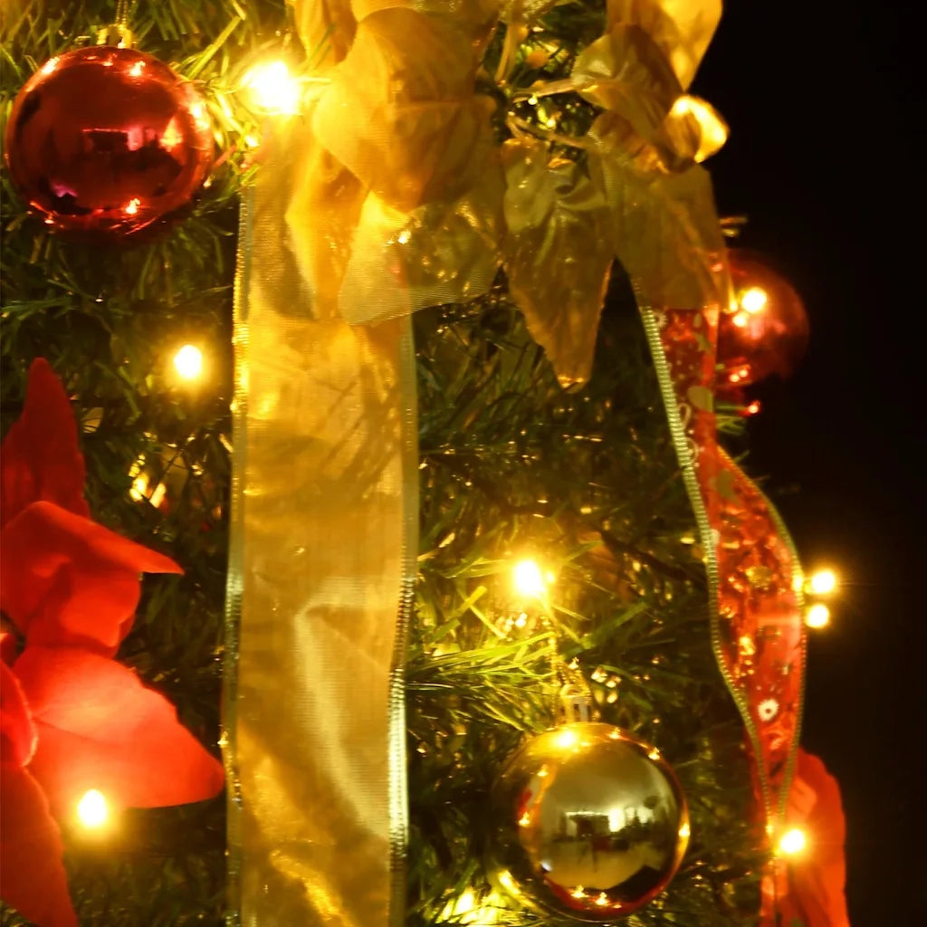 Albero di Natale Artificiale Pop-up con 200 LED Verde 210 cm 357763