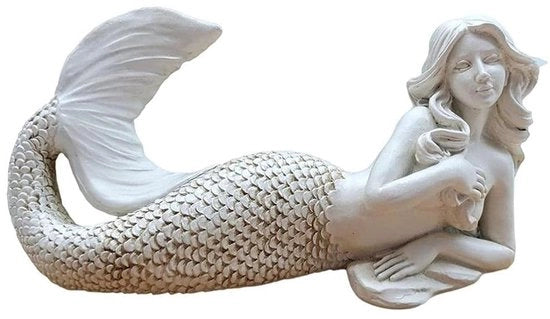 Statua di un Merlino in Resina - Decorazione per Esterno - Acquaparata - Arte Moderna - 17x6x9cm - Statuetta per Giardino
