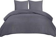 Set di coperte 220x240 cm - coperta di microfibra 240x220 cm + 2 coperte per cuscino 65x65 cm - grigio