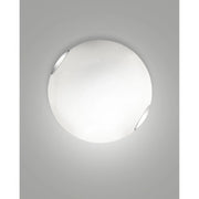 Plafoniera Fox D.40 Bianco Collezione FOX Due luci design moderno per interni