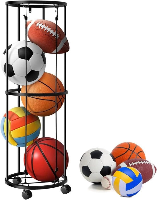 Supporto per Pallone - Supporto per Pallone da Parete - Organizzatore di Garage