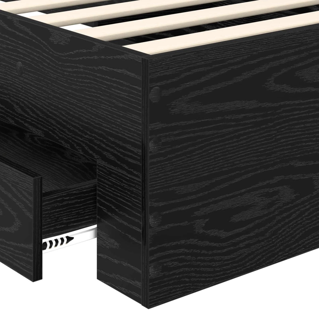 Struttura del letto con cassetto con testiera Legno multistrato 3410367