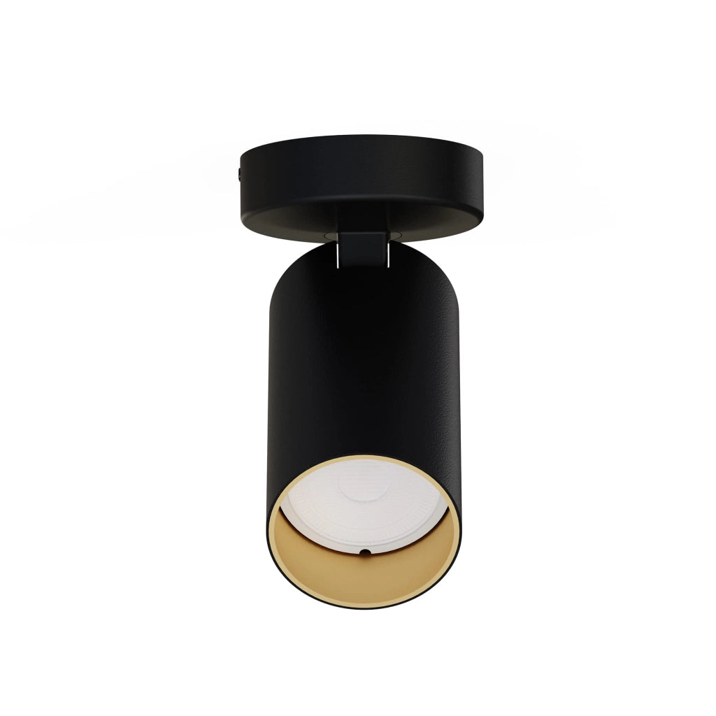 Nowodvorski MONO 7763 spot soffitto GU10 nero oro