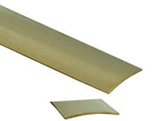 PIAGGIA AUTOADESIVA PROFILO SEMITONDO IN OTTONE- - cm.83x3 - 1 blister
