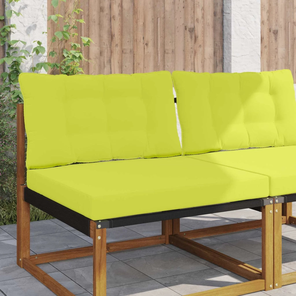Cuscino per divano da esterno 2 pcs Verde Poliestere 900902