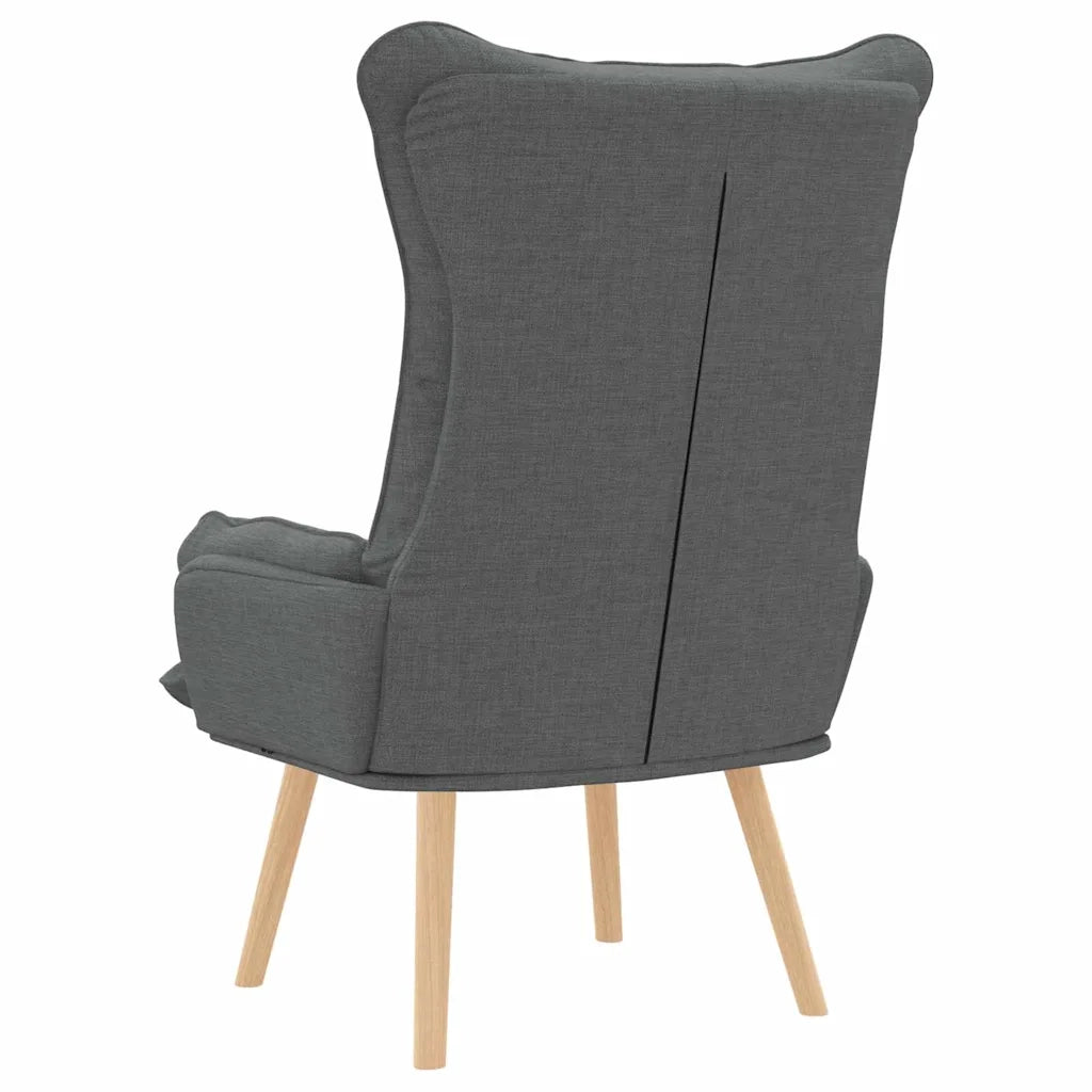 poltrona Grigio scuro 69 x 74 x 93 cm Tessuto e compensato 42001866