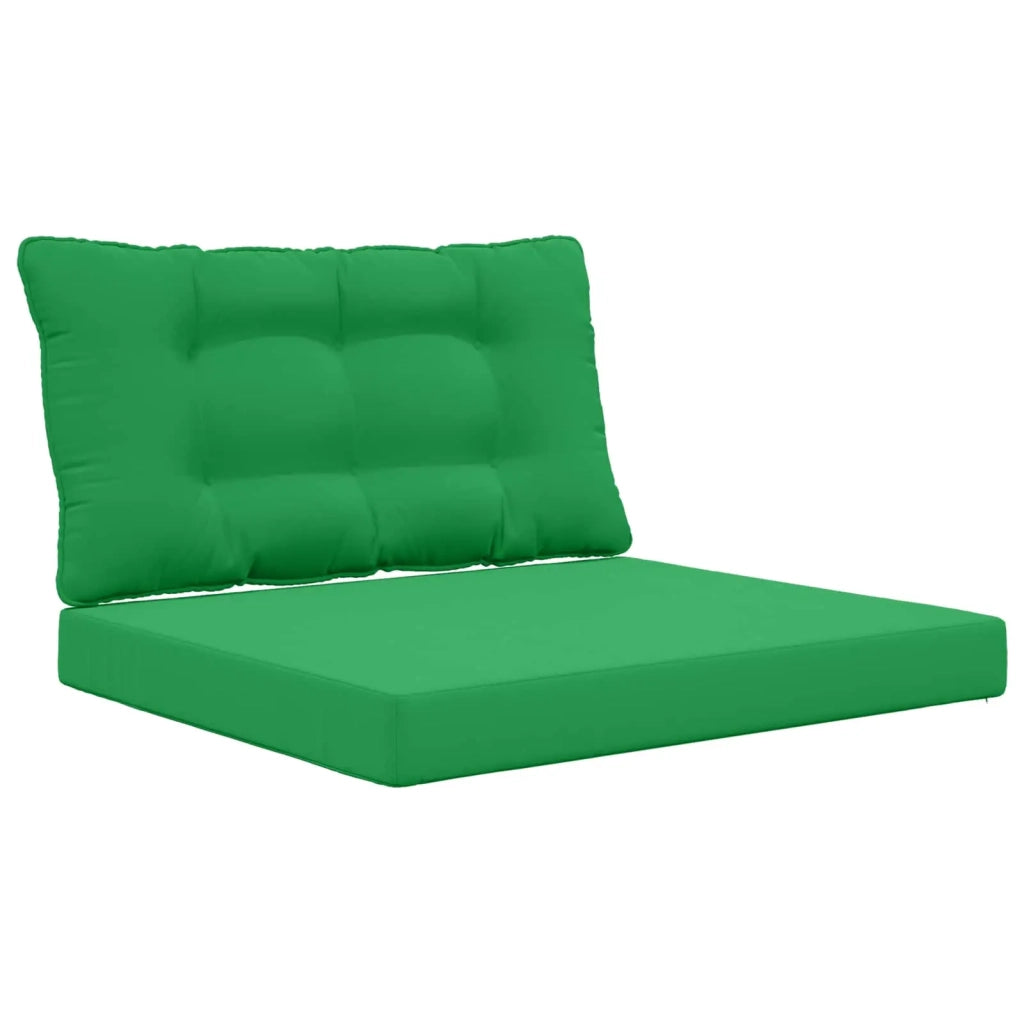 Cuscino per divano da esterno 2 pz | Cuscini per sedie Verde Poliestere