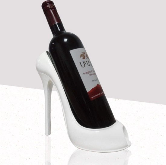 Supporto per Bicchieri da Vino con Design di Alta Coda - Bianco