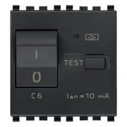 VIMAR EIKON - INTERRUTTORE AUTOMATICO MAGNETOTERMICO DIFFERENZIALE 1P+N C 6, 120-230 V 10MA GRIGIO