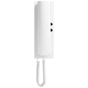 Citofono da parete bianco con doppio pulsante multifilo