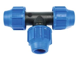 RACCORDO A COMPRESSIONE A TI PN16- - ø mm.40x40x40 - 5 pezzi