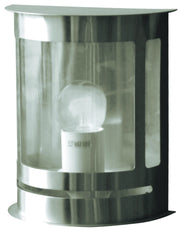 LANTERNA A MURO SERIE NEW AGE DROP IN ACCIAIO INOX