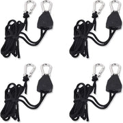 Ratteletti in Metallo per Lampade da Soggiorno e Piante da Interno (Nero)